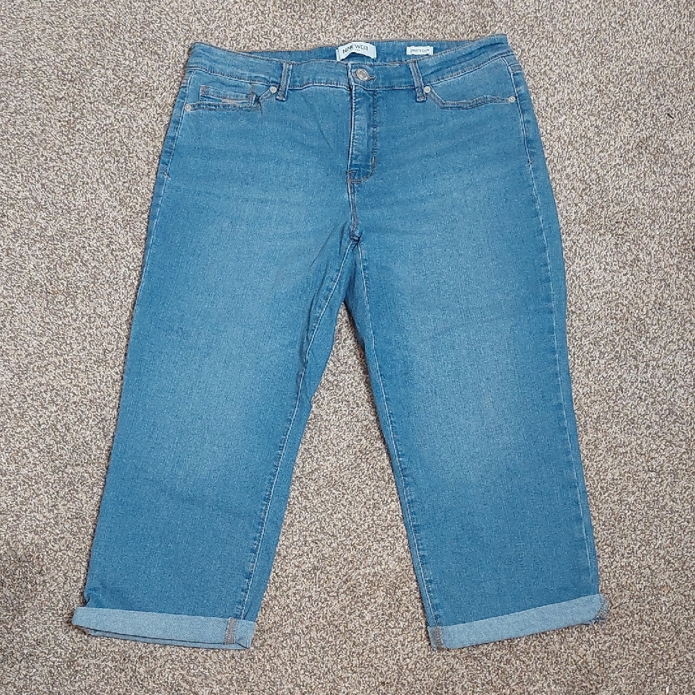 Nine West Light Blue Ankle Jeans